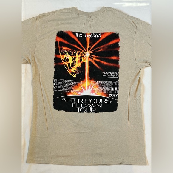 the weeknd after hours till dawn official tour shirt. size 2XL. NY MetLife Stadi - Picture 3 of 4
